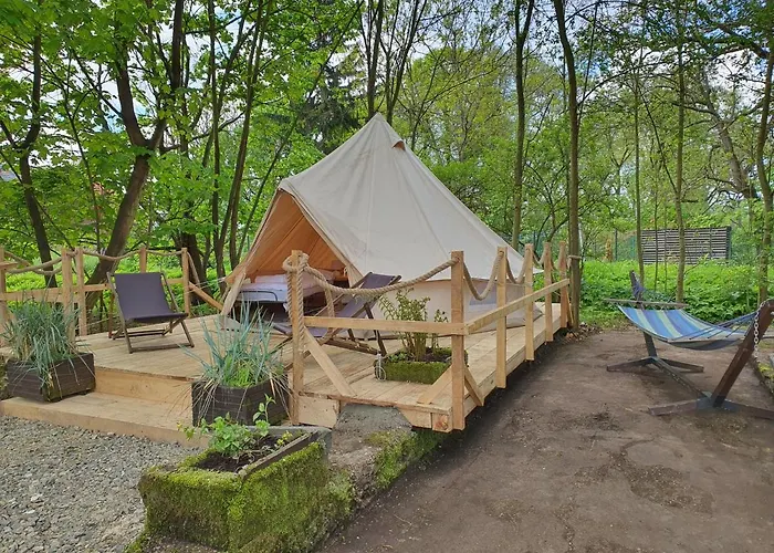 Tente de luxe Glamping Lawica- Splywy Przelomem Bardzkim Kłodzko